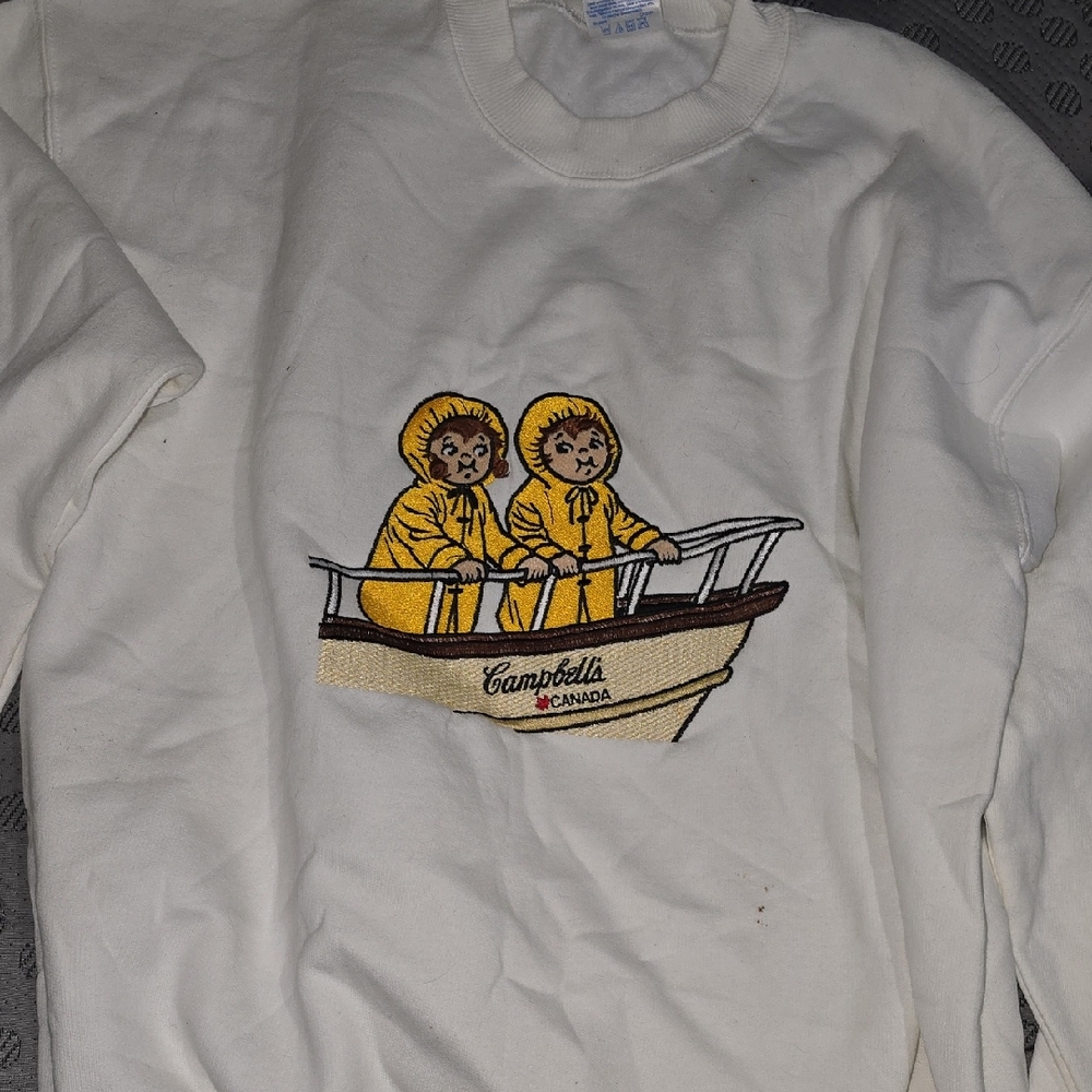 Vintage Campbell's Soup Canada Sweetshirt Size Large